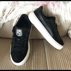 Puma lace platform sneakers